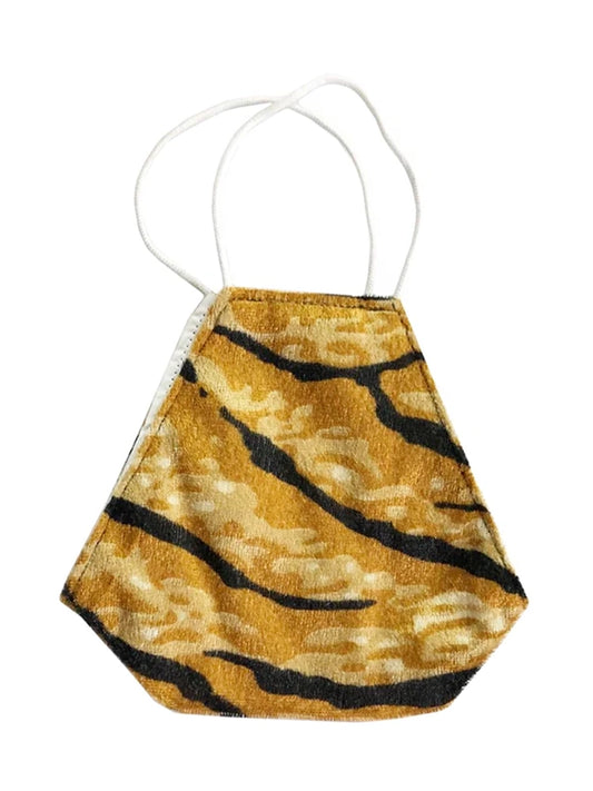 Tiger Print Face Covering Mask