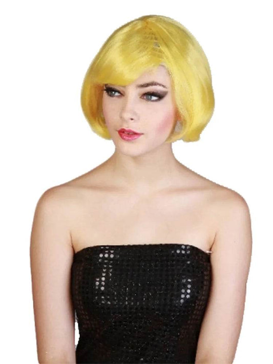 Top Fashion Model Yellow Wig - thefancydress.co.uk