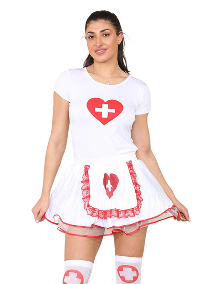 Adult Sexy Nurse Tutu Skirt