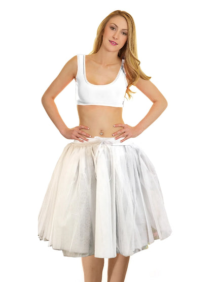 3Layers White Angel TuTu Skirt