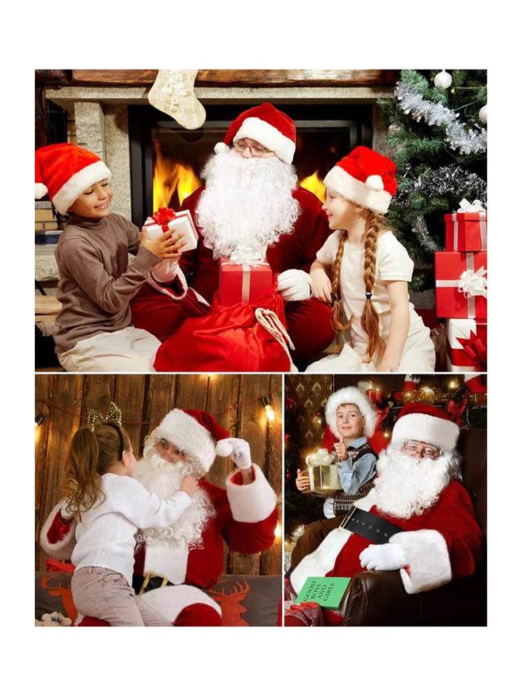 Ultimate Deluxe XL Adult 5PC Santa Outfit - thefancydress.co.uk
