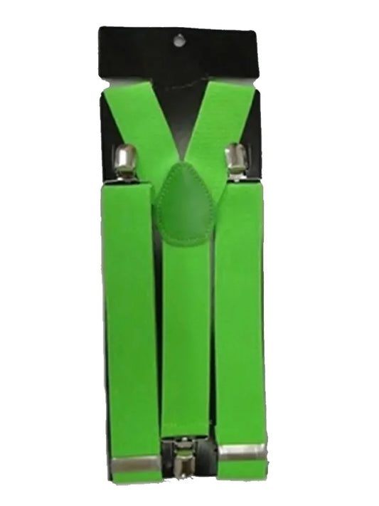 Unisex Adjustable Suspenders Plain Braces