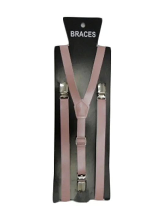 Unisex Adjustable Suspenders Plain Braces