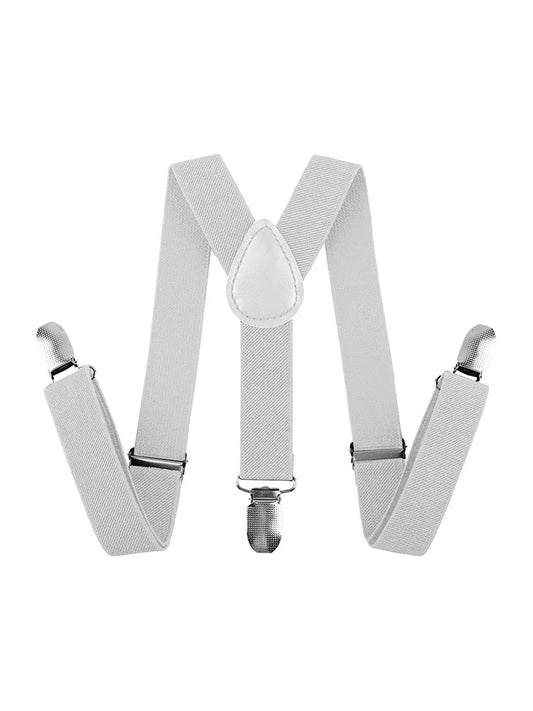 Unisex Adjustable Suspenders Plain Braces