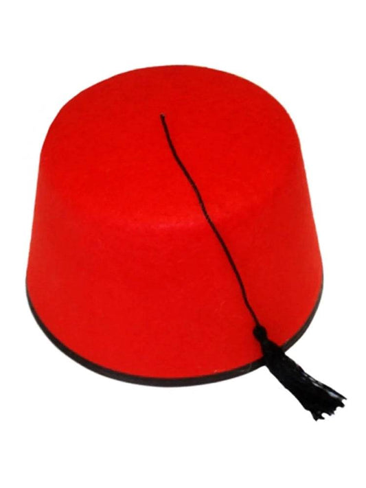 Unisex Adult Arabian Fez Hat With Tassel – Traditional Cultural Style - thefancydress.co.uk