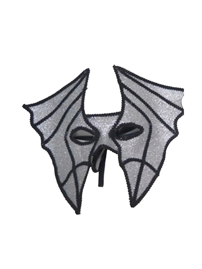 Unisex Bat Masquerade Mask silver
