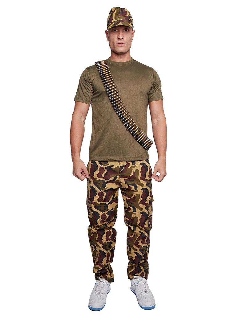 Unisex Cargo Camouflage Trousers