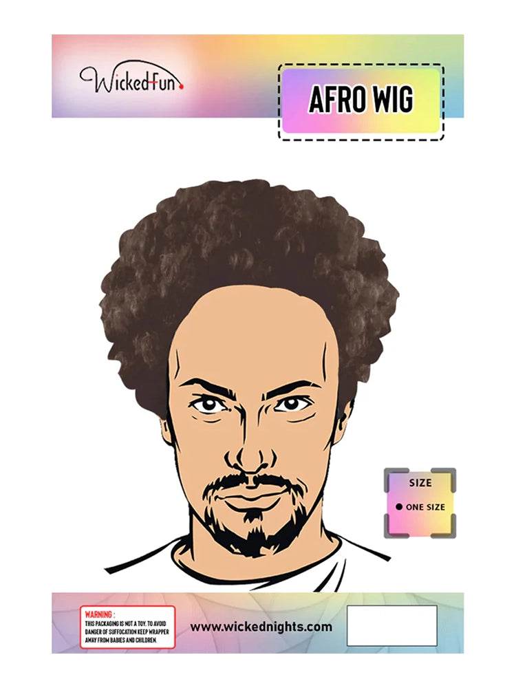 Unisex Curly Afro Wigs - thefancydress.co.uk