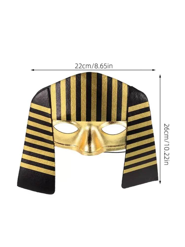 Unisex Pharaoh Mask | Egyptian Mask | The Fancy Dress