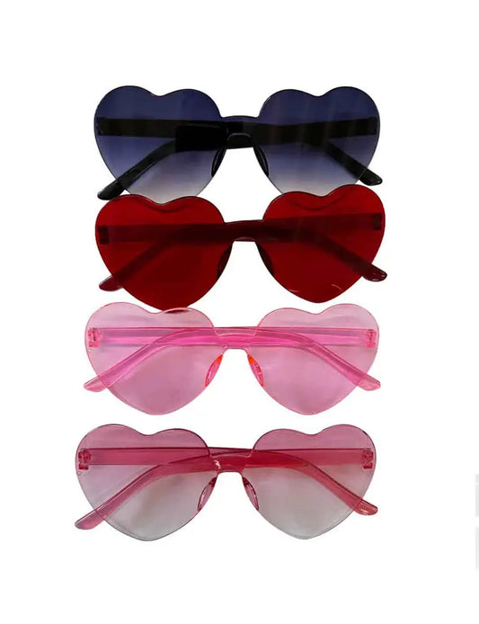 Unisex Festival Mixed Heart Glasses (Assorted Colour)