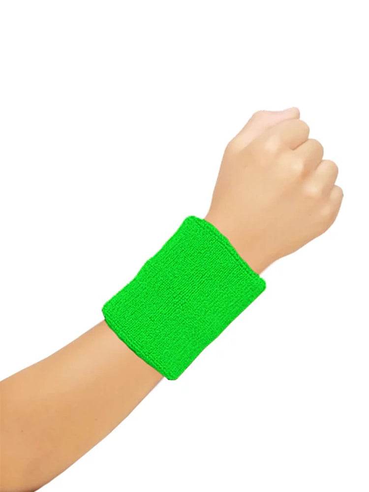 Unisex Gym Exercise Sports Towelling Wristbands - thefancydress.co.uk