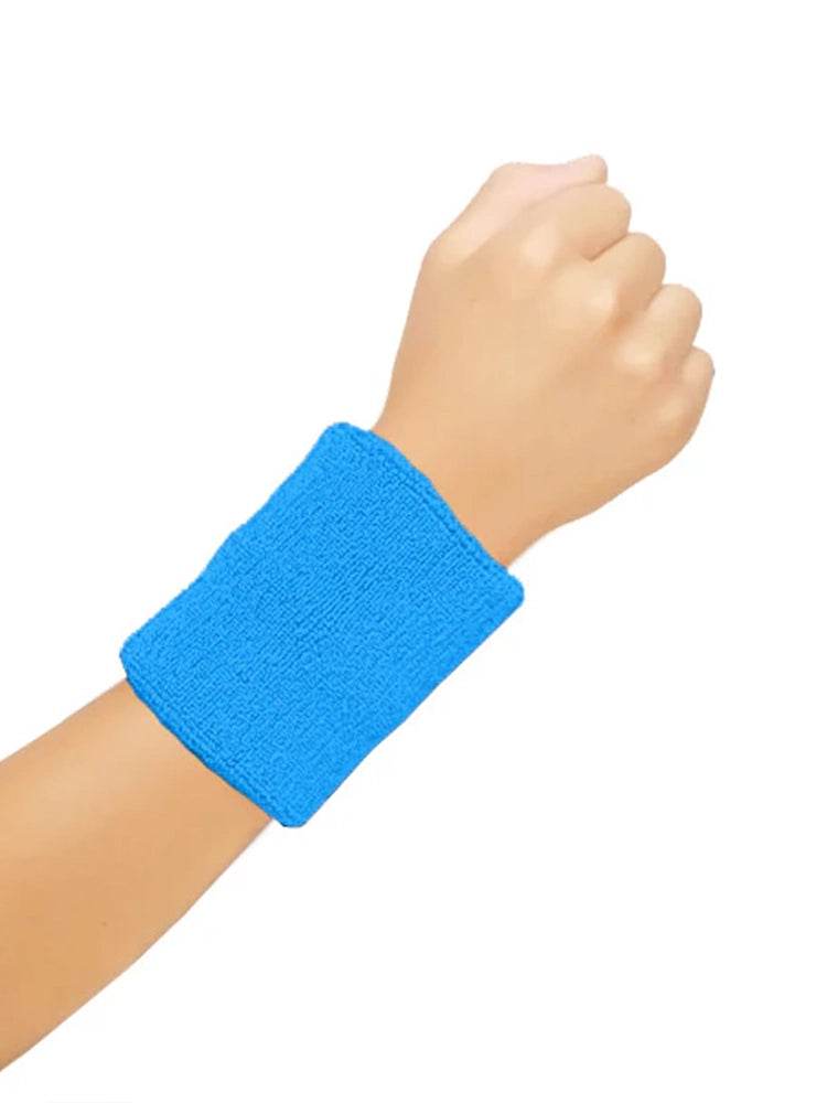 Unisex Gym Exercise Sports Towelling Wristbands - thefancydress.co.uk