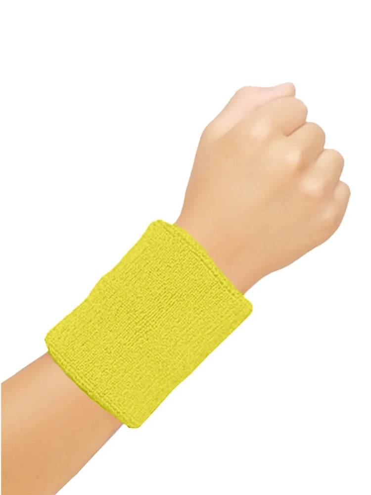 Unisex Gym Exercise Sports Towelling Wristbands - thefancydress.co.uk