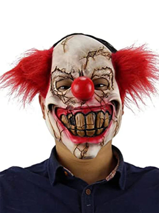 Unisex Horror Demon Latex Clown Halloween Face Mask