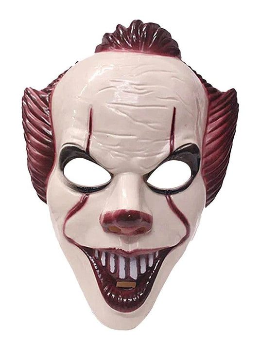 Unisex Horror Killer Clown Mask – Scary Halloween & Cosplay Face Mask - thefancydress.co.uk