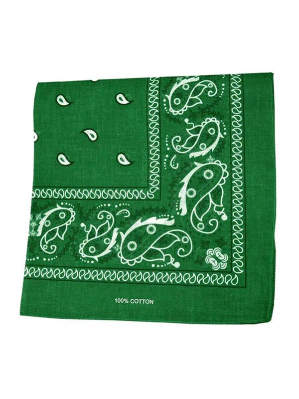 Unisex Paisley Printed Bandana - thefancydress.co.uk