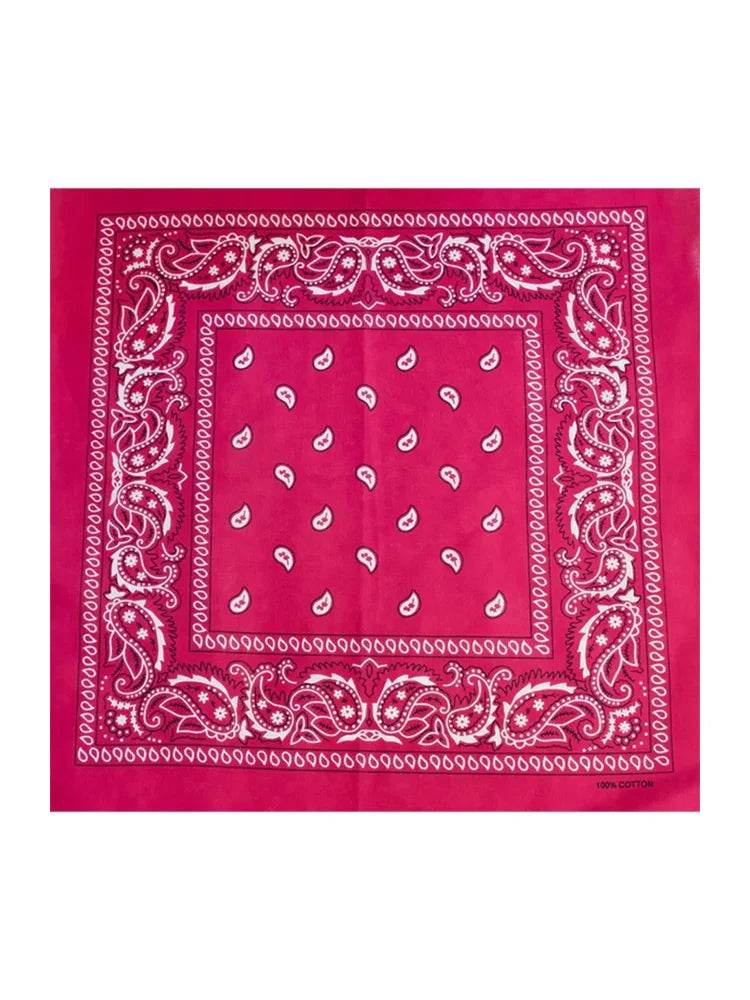 Unisex Paisley Printed Bandana - thefancydress.co.uk