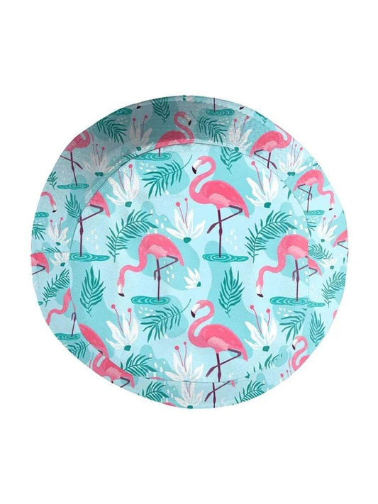 Unisex Pink Flamingo Printed Sun Protection Bucket Hat - thefancydress.co.uk