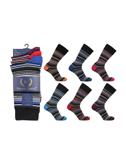 Active Star Men's Cotton Mix Socks (Assorted Colours)