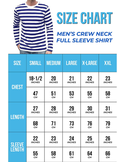 Men's Crew Neck Long Sleeve T-Shirt