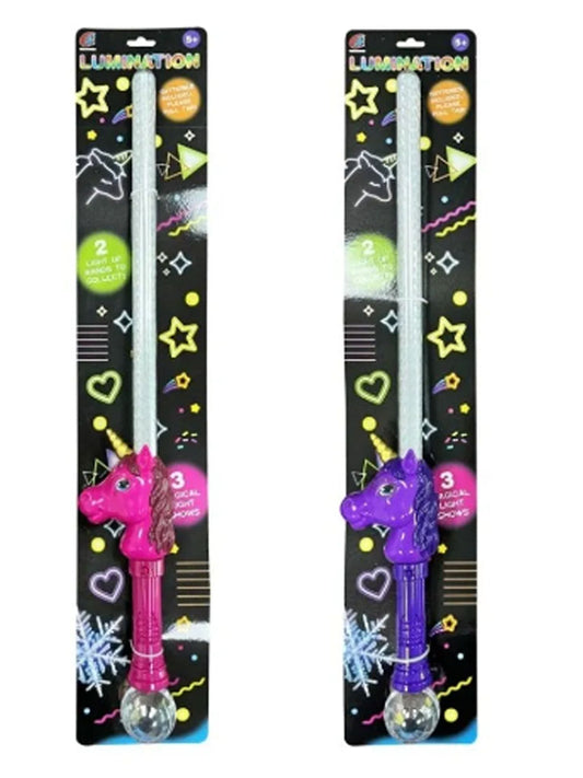 Unicorn Shape Light Up Sword (Pack of 2)