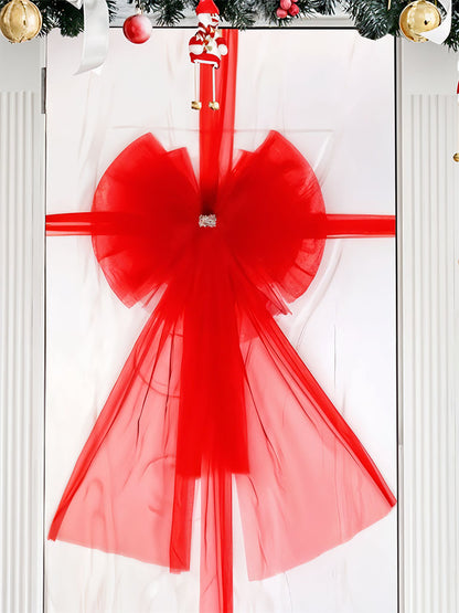 Door Bow Decoration Attractive Front Door Bow Tie