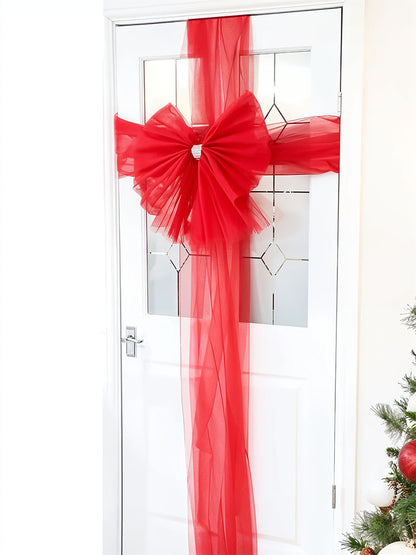 Door Bow Decoration Attractive Front Door Bow Tie