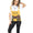 Women's Handy Man Yellow Printed T-Shirt