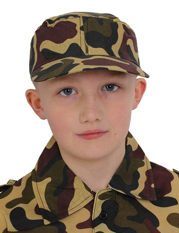 Unisex Camouflage Hat - thefancydress.co.uk
