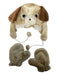 Kids Cute Dog 2pc Set Of Hat And Gloves