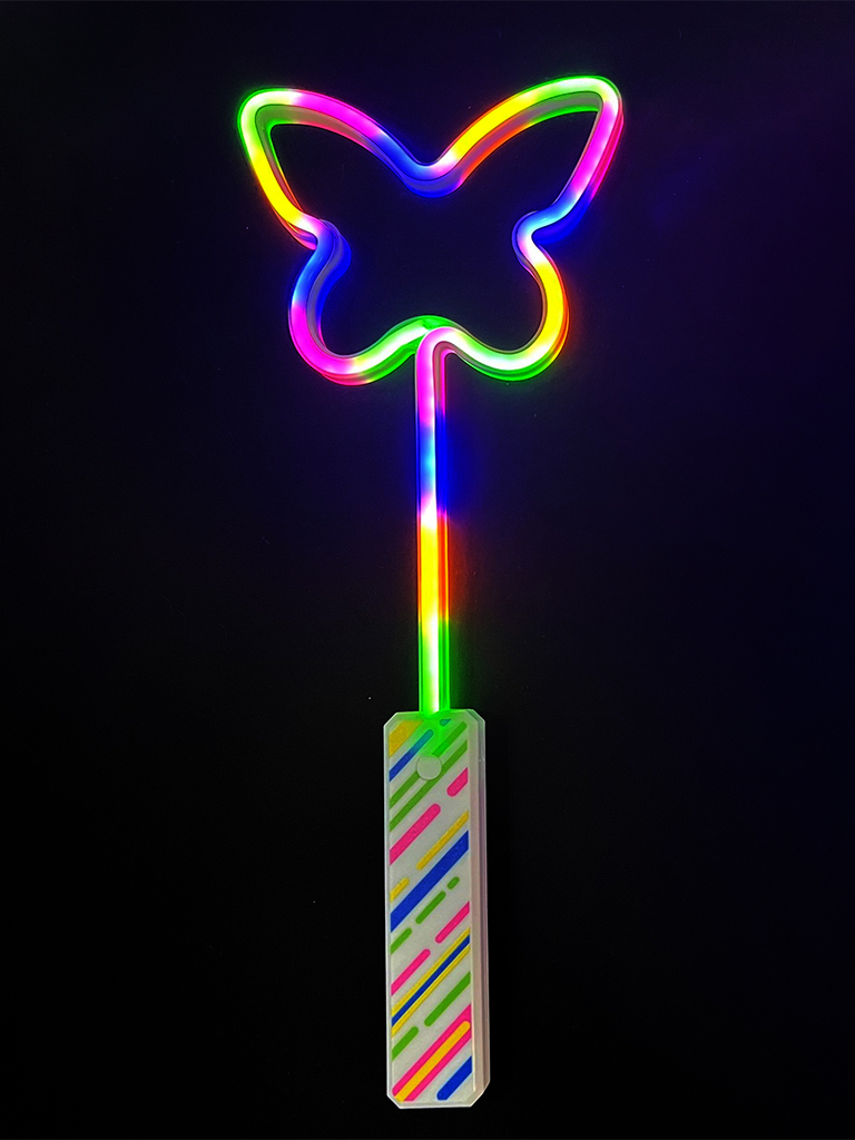 Butterfly Shape Light Up Wand (multicolour)