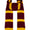 Unisex Wizard Marron Yellow Scarf For Adults And Kids pack 1