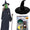 Ladies Wicked Witch Of The West Costume Set - Dress, Hat & Green Facepaint