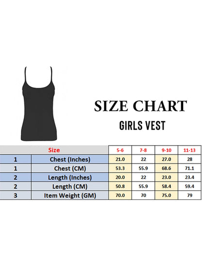 Girls Microfibre Vest Top