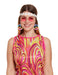 3 PC Ladies 50's Instant Hippie Fancy Dress Set 