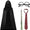 Kids 4PC Satin Cape Fancy Dress Costume Accessory Set | Premium School Boy Cape, Tie, Glasses, Wizard Wand Sets black