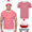 Men's Theme Event Red and White Striped T-Shirt, Knitted Hat, Black Wizard Glasses Set