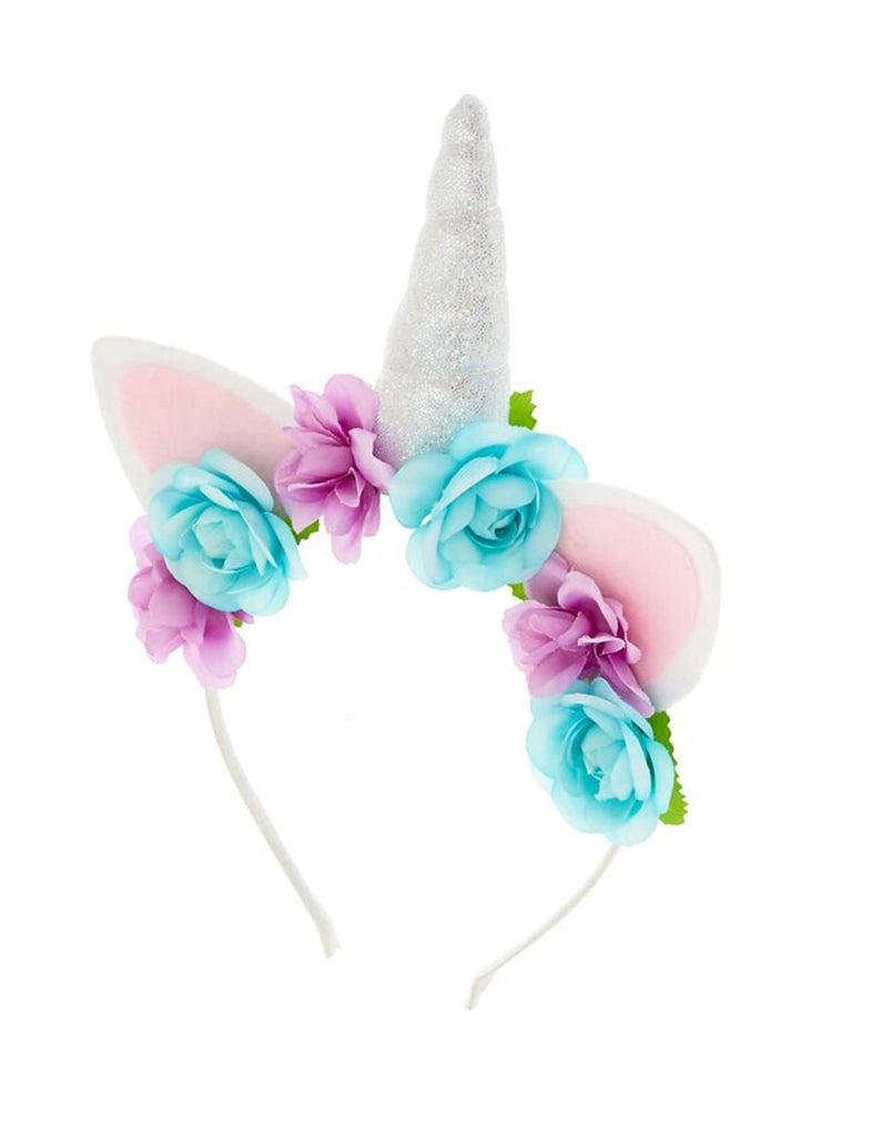 
The Fancy Dress Girls Pastel Unicorn Flower Headband
