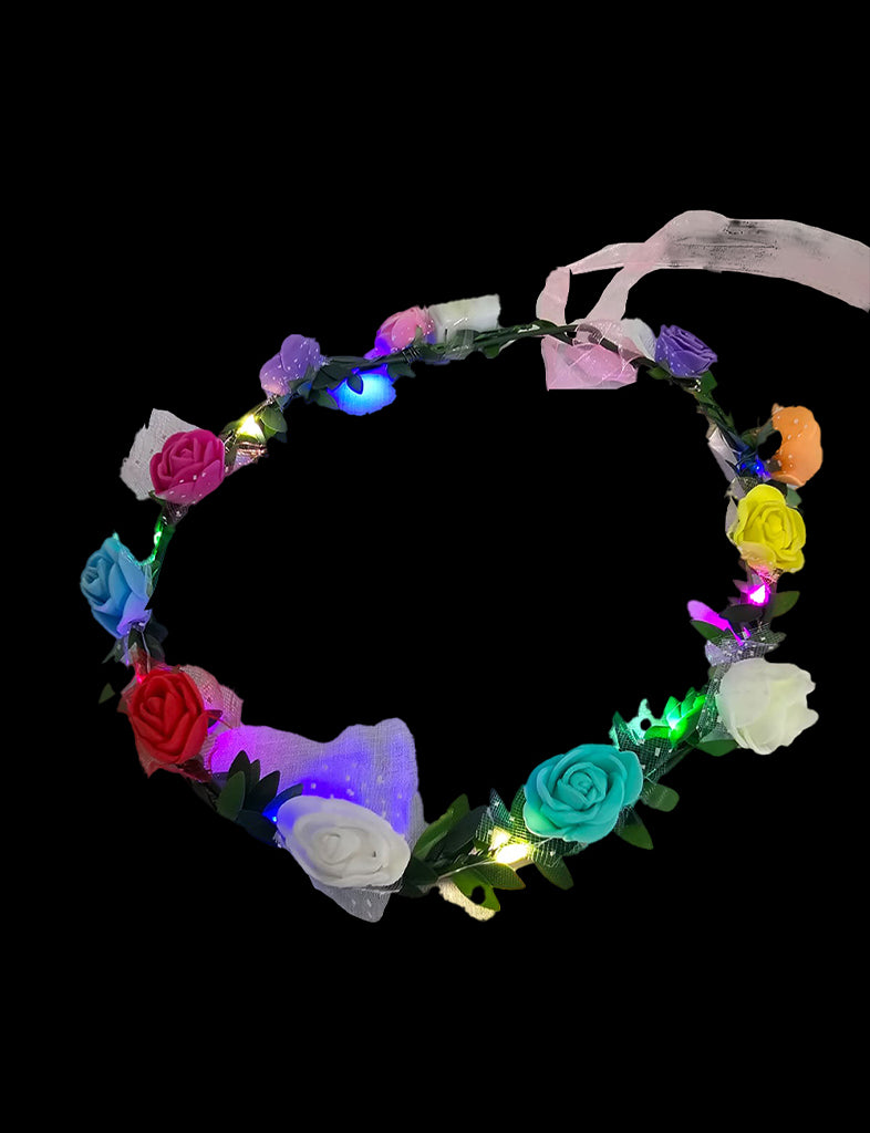 Light Up Flower Head Band