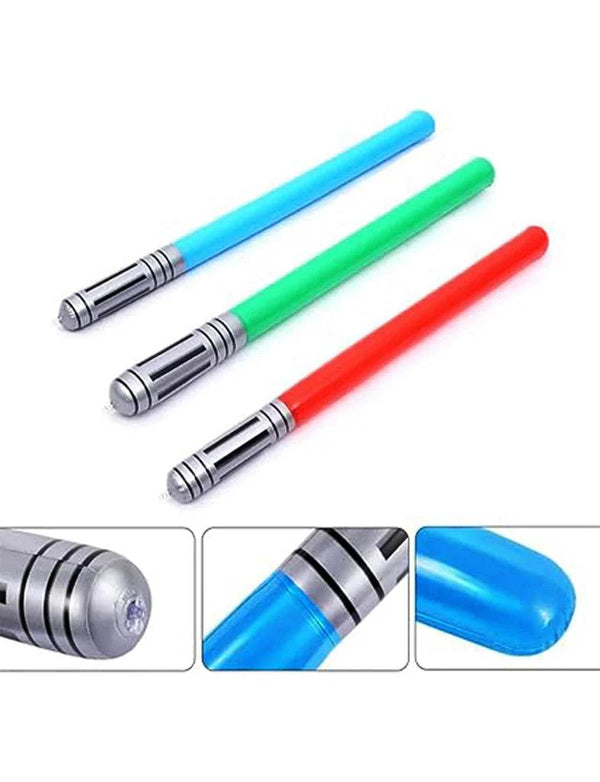 1x Inflatable Light Stick 90cm ( Random Colour ) - thefancydress.co.uk