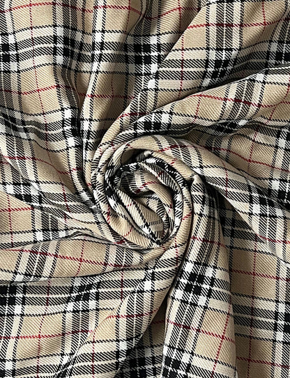 Tartan Open Fabric: Perfect for Decoration, Kilts, Skirts, and Bridal Wear