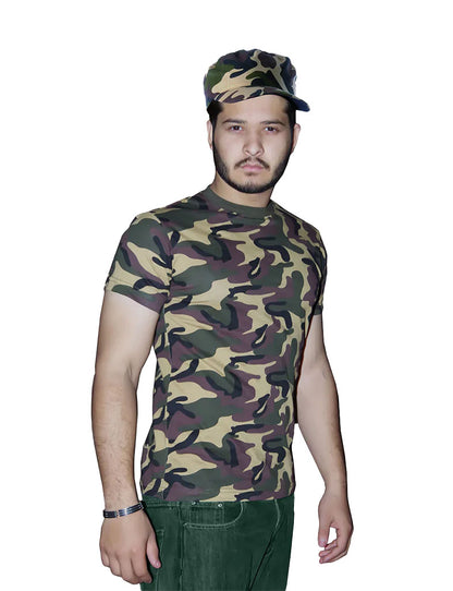 Men Army T-Shirt Camouflage