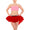 Women's Burlesque Tutu skirt Red