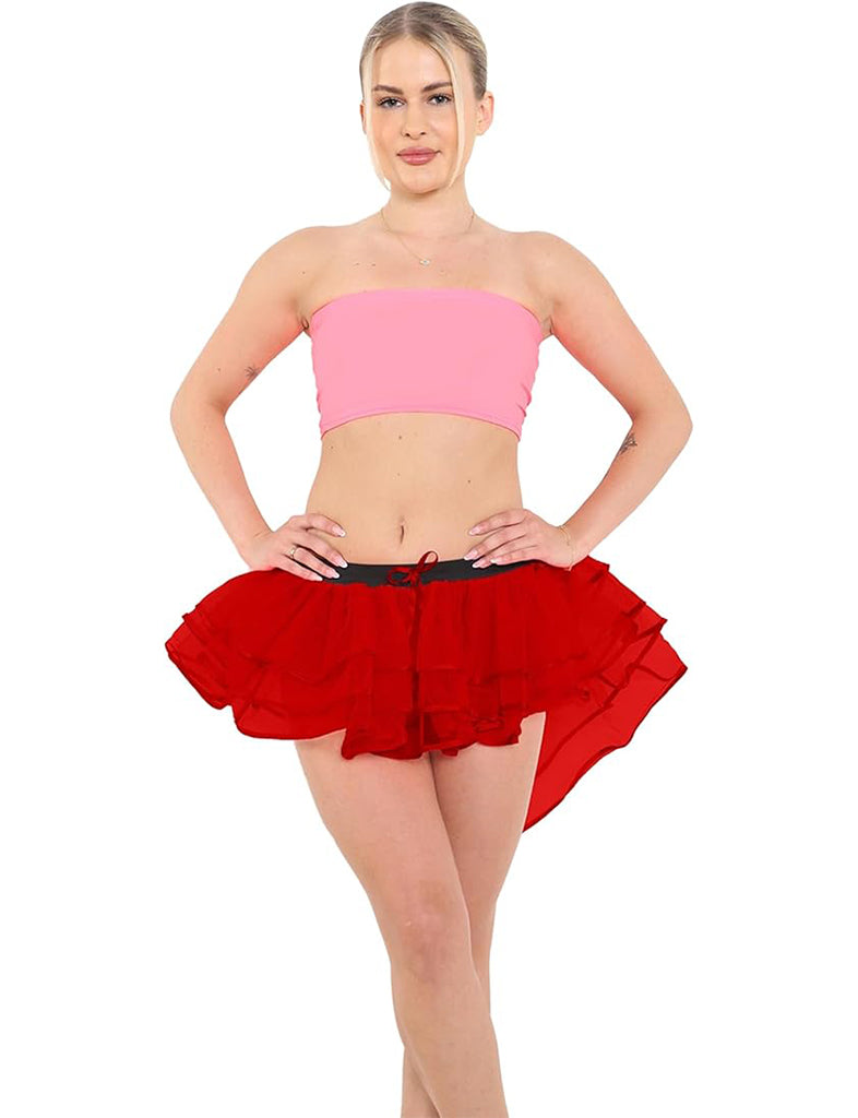 Women's Burlesque Tutu skirt Red