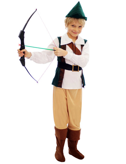 Boys Robin Hood Style Hunter Costume Set