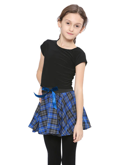 Crazy Chick Girls Bow Tartan Skirt