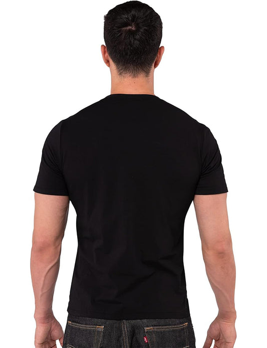 Halloween Pumpkin Style Men's Black T-Shirt