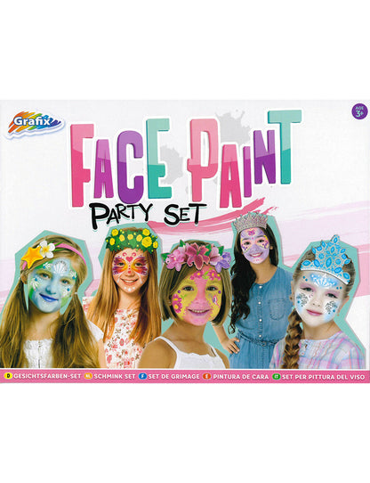 Girls Cream Face Paint Party Set