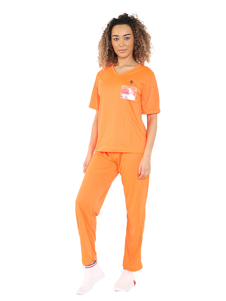 Women's Orange Prisoner Costume