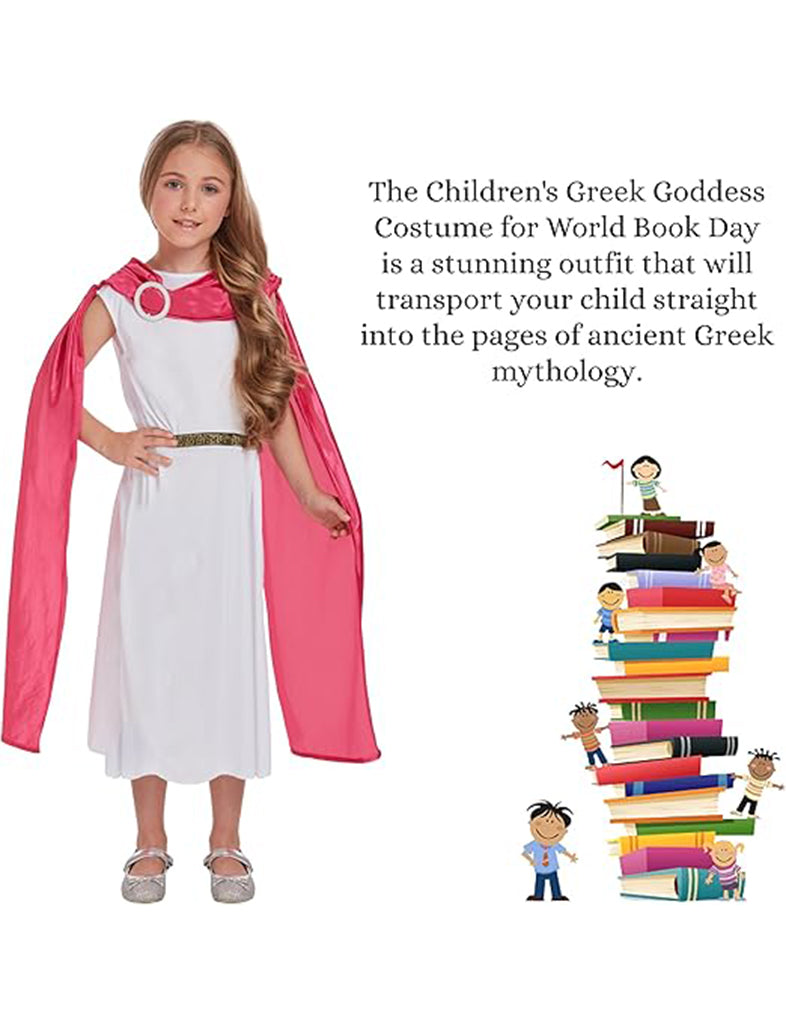 Little Girl Book Day Goddess costume